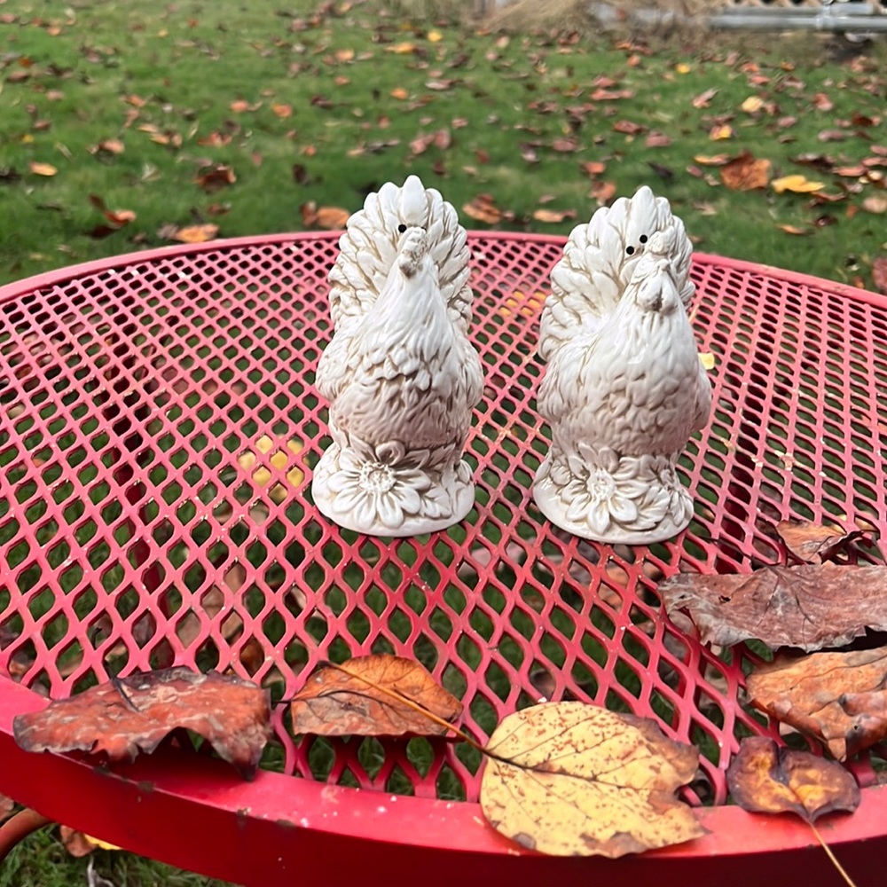 CIC China SW Rooster Salt & Pepper Shaker Set